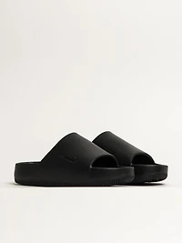 WOMENS NIKE CALM SLIDES - BLACK