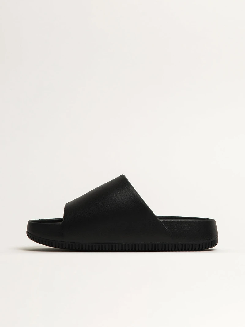 WOMENS NIKE CALM SLIDES - BLACK