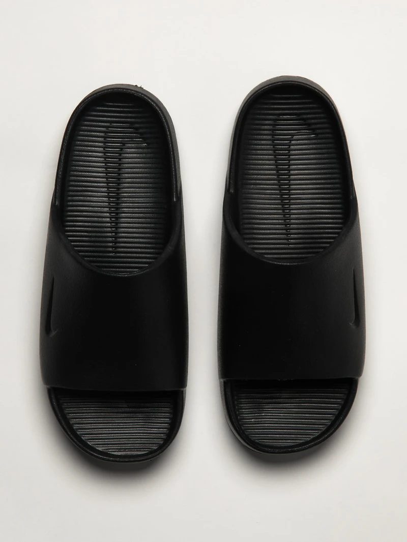 WOMENS NIKE CALM SLIDES - BLACK