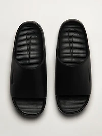 WOMENS NIKE CALM SLIDES - BLACK