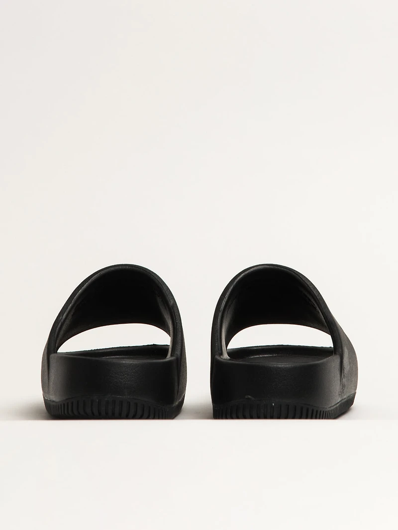WOMENS NIKE CALM SLIDES - BLACK