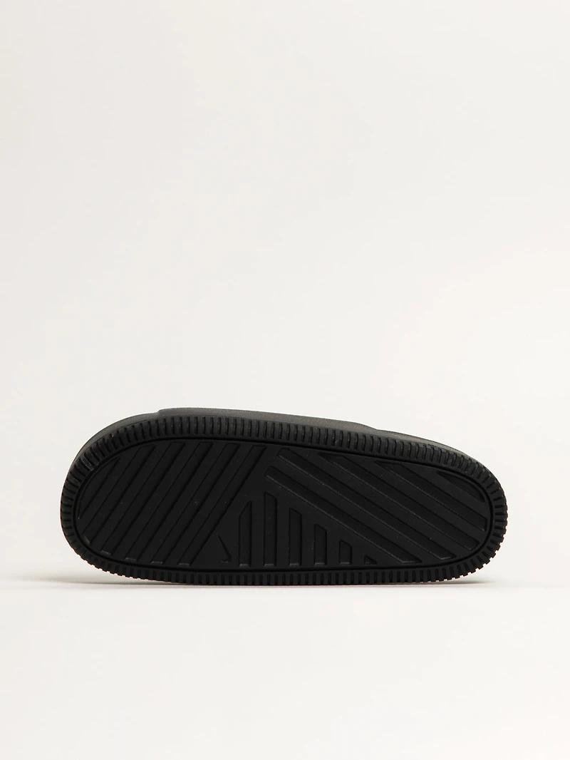 WOMENS NIKE CALM SLIDES - BLACK