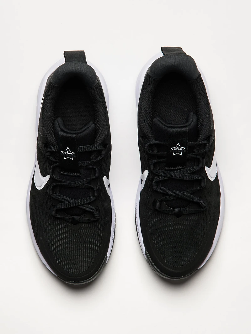 KIDS NIKE STAR RUNNER 4 SHOES - BLACK/WHITE