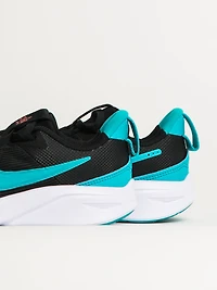 KIDS NIKE STAR RUNNER 4 SHOES - BLACK/BRIGHT CRIMSON/WHITE/DUSTY CACTUS