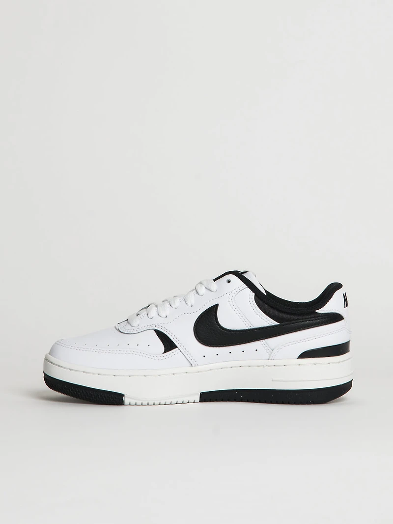 WOMENS NIKE GAMMA FORCE SNEAKER - WHITE/IRON GREY/BLACK