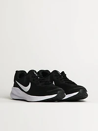 MENS NIKE REVOLUTION 7 RUNNING SHOE - BLACK/WHITE