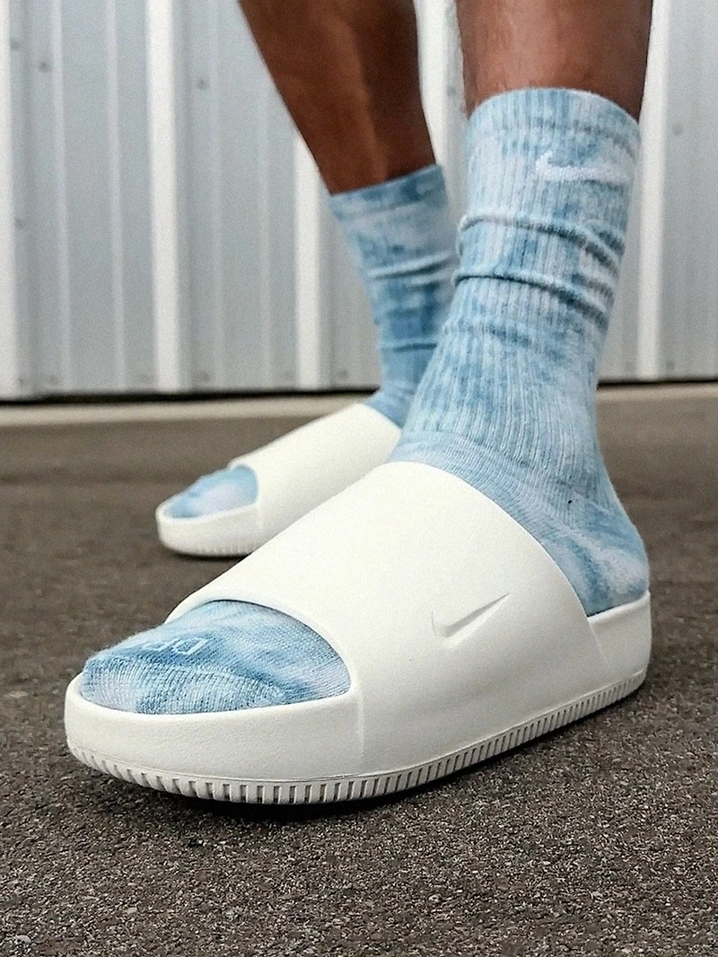 MENS NIKE CALM SLIDES - SAIL