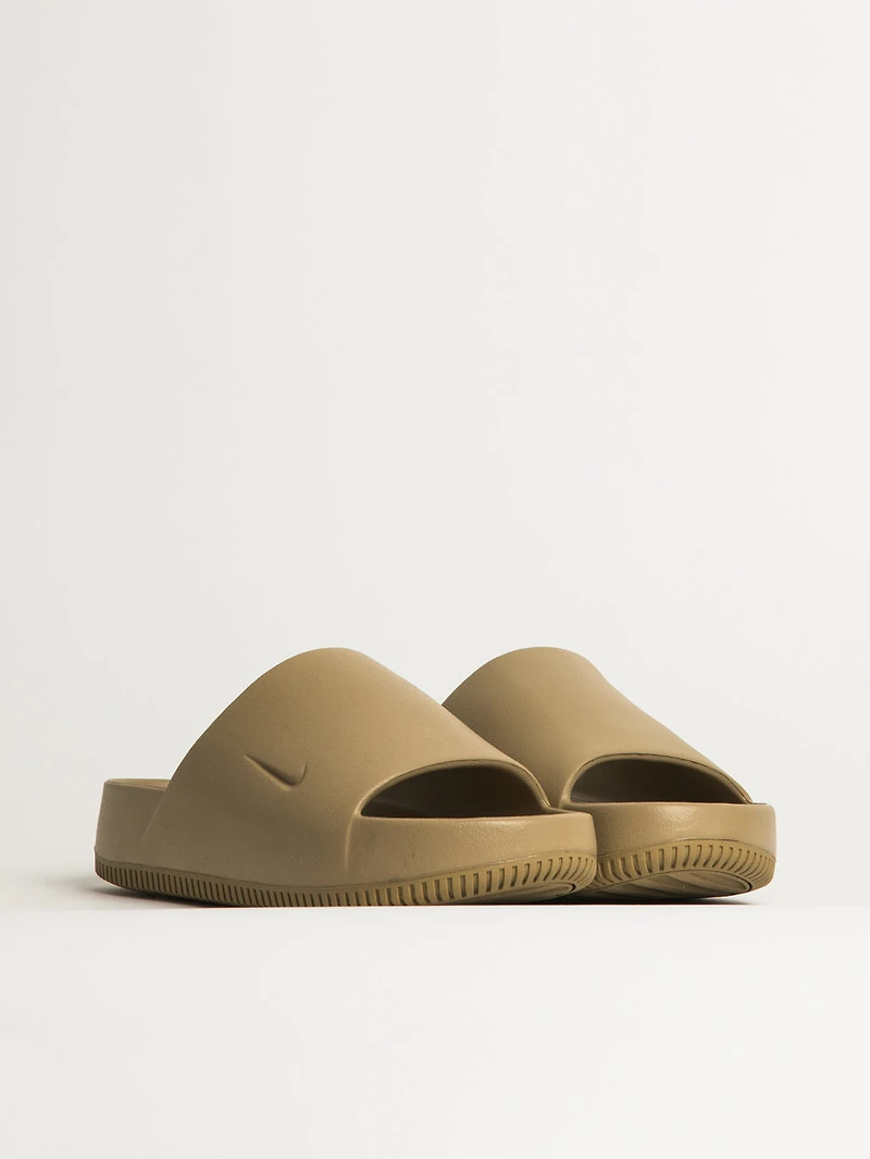 MENS NIKE CALM SLIDES - KHAKI