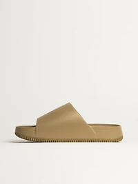 MENS NIKE CALM SLIDES - KHAKI