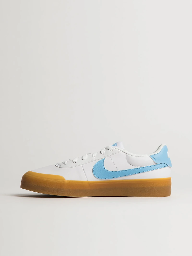 MENS NIKE COURT SHOT SNEAKERS - BLUE/WHITE