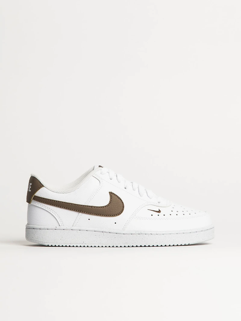 WOMENS NIKE COURT VISION LOW NEXT NATURE SNEAKER - WHITE