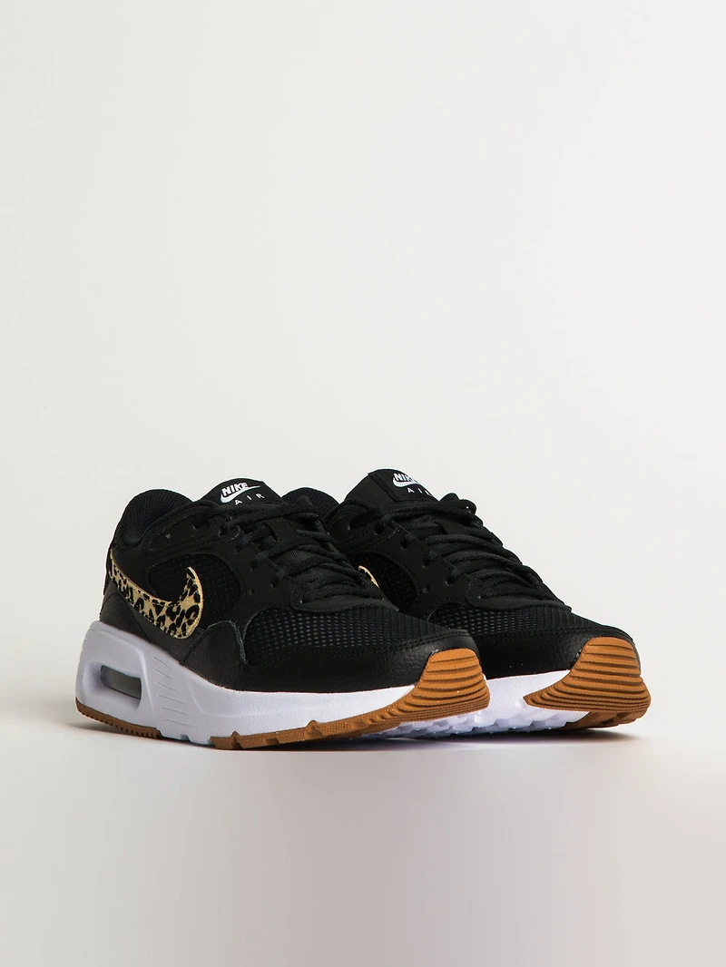 WOMENS NIKE AIR MAX SC SNEAKERS - BLACK/WHITE/LEOPARD