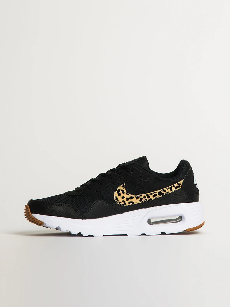 WOMENS NIKE AIR MAX SC SNEAKERS - BLACK/WHITE/LEOPARD