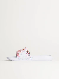 WOMENS NIKE VICTORI ONE SLIDE - WHITE/FLORAL PRINT