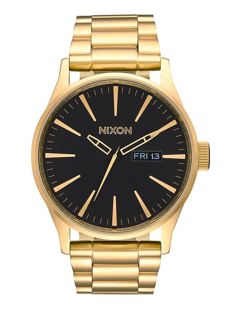 NIXON SENTRY SS - ALL GOLD/BLACK WATCH