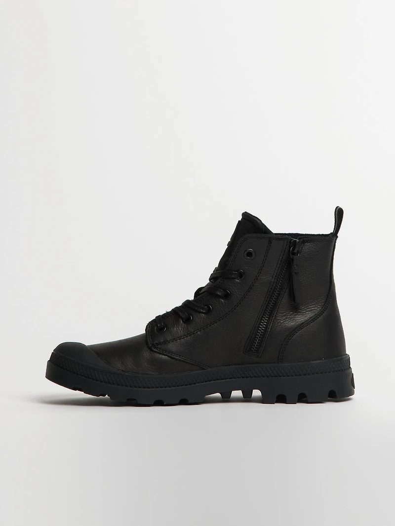 MENS PALLADIUM PAMPA ZIP LEATHER ESSENTIAL - CLEARANCE
