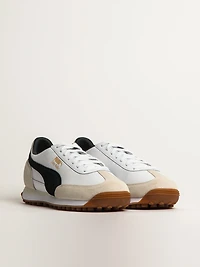 MENS PUMA EASY RIDER MIX SNEAKER - WHITE/BLACK