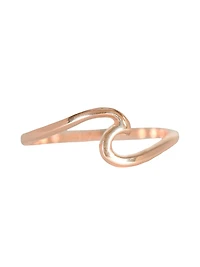 PURA VIDA WAVE RING - ROSE GOLD CLEARANCE