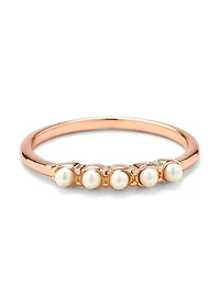 PURA VIDA MINI PEARL PAVE RING - CLEARANCE