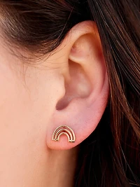 PURA VIDA CHASING RAINBOWS STUD EARRINGS - CLEARANCE
