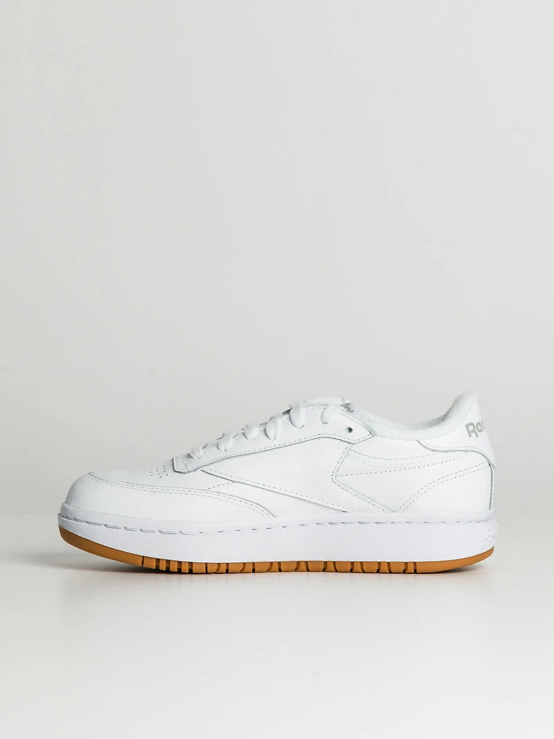 WOMENS REEBOK CLUB C DOUBLE SNEAKER - CLEARANCE