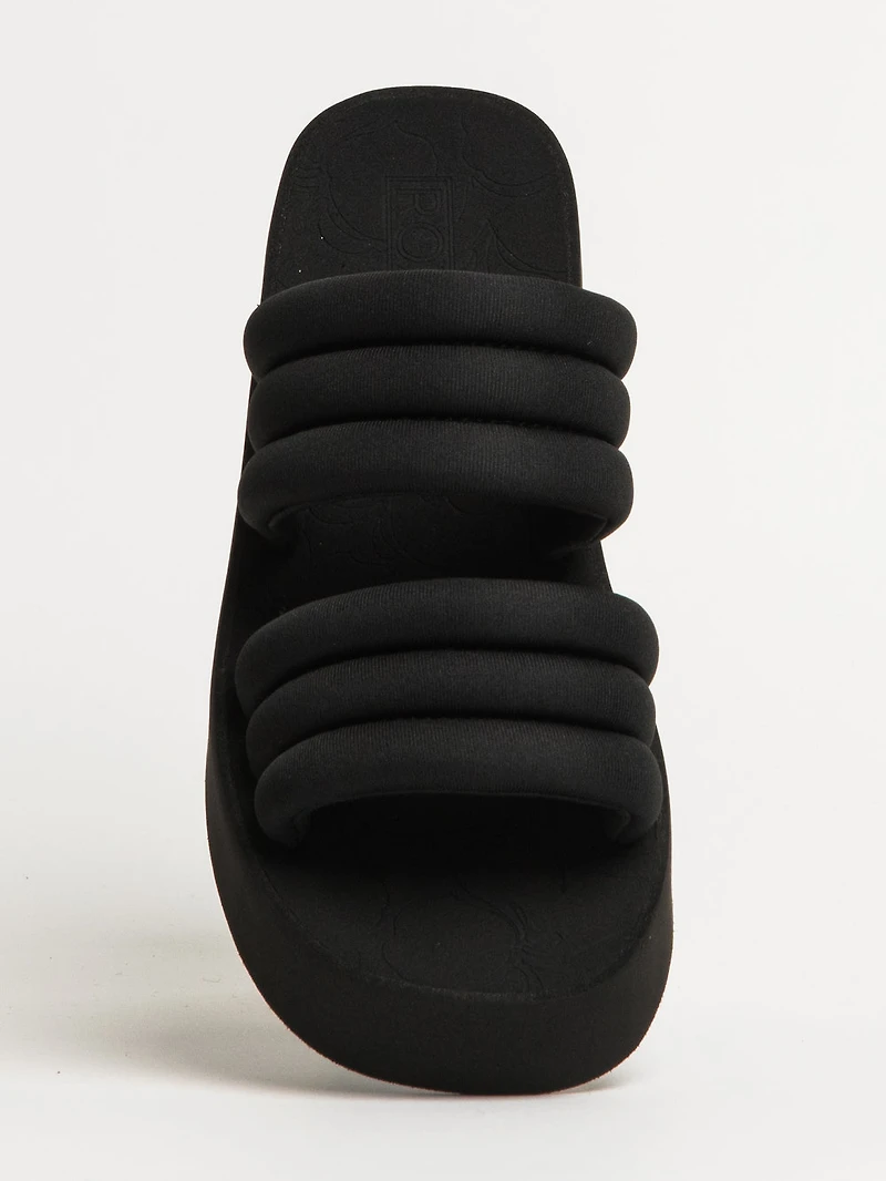 WOMENS ROXY TOTALLY TUBULAR SLIDES - CLEARANCE
