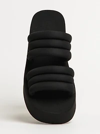 WOMENS ROXY TOTALLY TUBULAR SLIDES - CLEARANCE