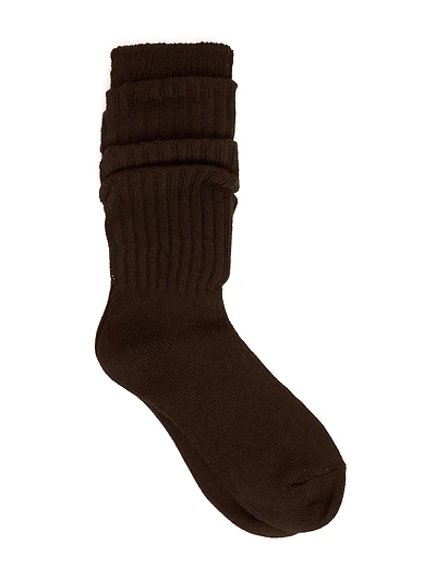 SCOUT & TRAIL SLOUCH SOCK - CHOCOLATE