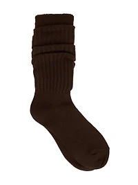SCOUT & TRAIL SLOUCH SOCK - CHOCOLATE