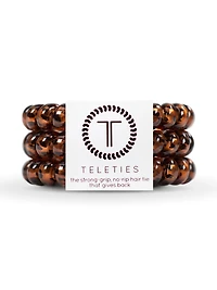 TELETIES HAIR TIE LARGE - TORTOISE