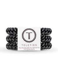 TELETIES HAIR TIE SMALL - JET BLACK