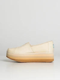 WOMENS TOMS ALPARGATA PLATFORM - CLEARANCE