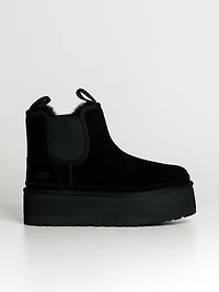 WOMENS UGG NEUMEL PLATFORM CHELSEA BOOT - BLACK