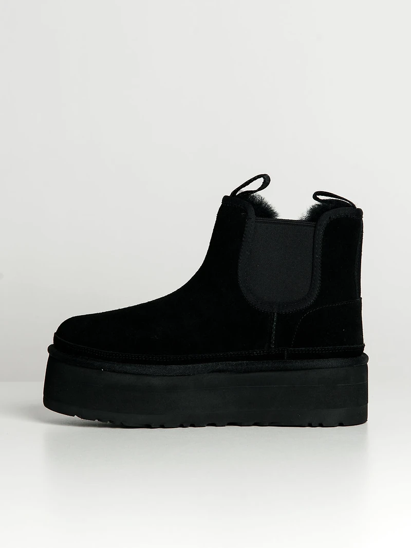 WOMENS UGG NEUMEL PLATFORM CHELSEA BOOT - BLACK