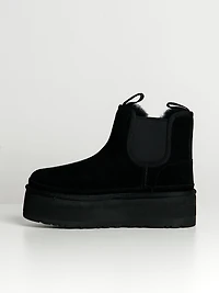 WOMENS UGG NEUMEL PLATFORM CHELSEA BOOT - BLACK