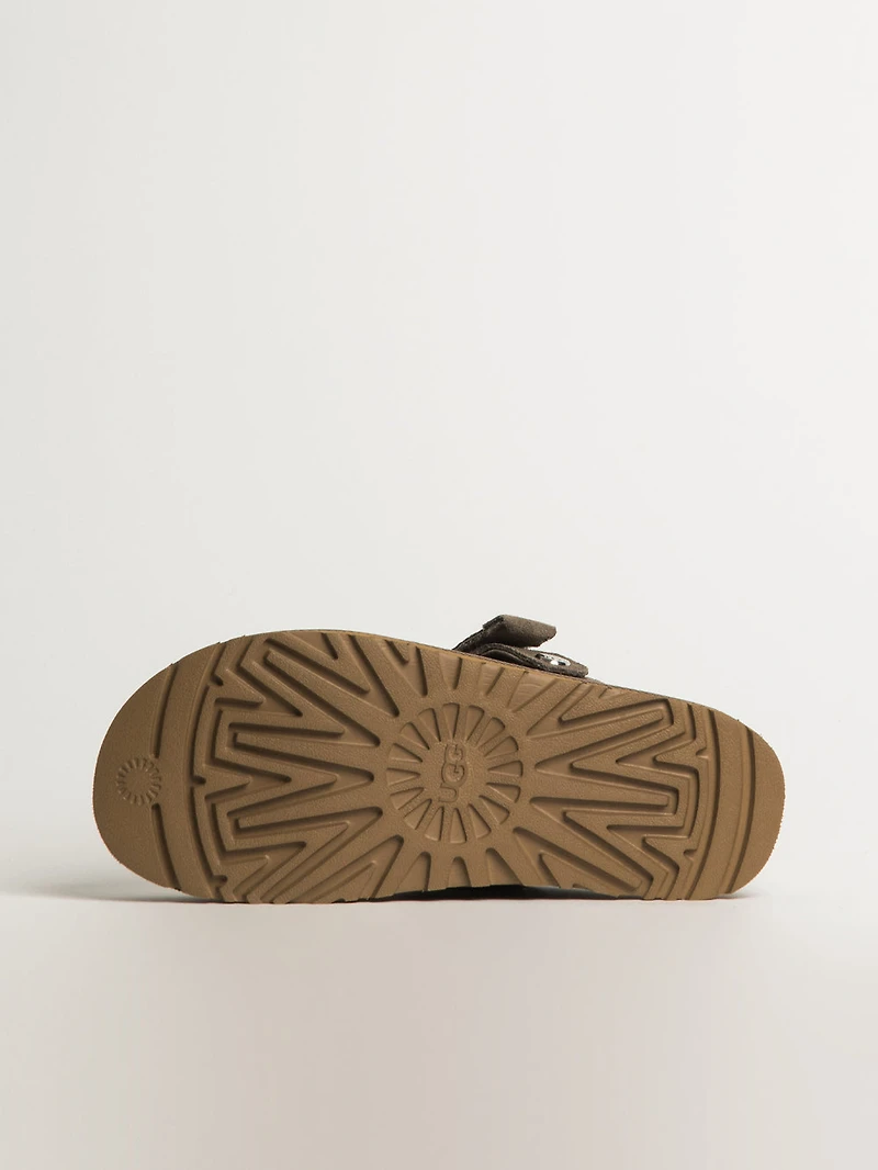 WOMENS UGG GOLDENSTAR ADJUSTABLE SLIDE - SMOKE PLUM