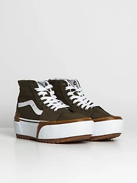 WOMENS VANS SK8 HI TAPERED STACKED CANVAS - CLEARANCE