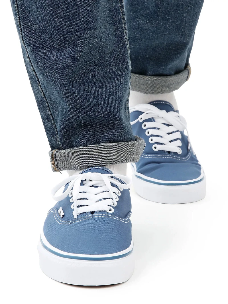MENS VANS AUTHENTIC NAVY CANVAS SHOES - CLEARANCE