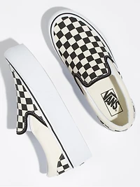 WOMENS VANS CLASSIC SLIP ON STACKFORM - CHECKER CLEARANCE