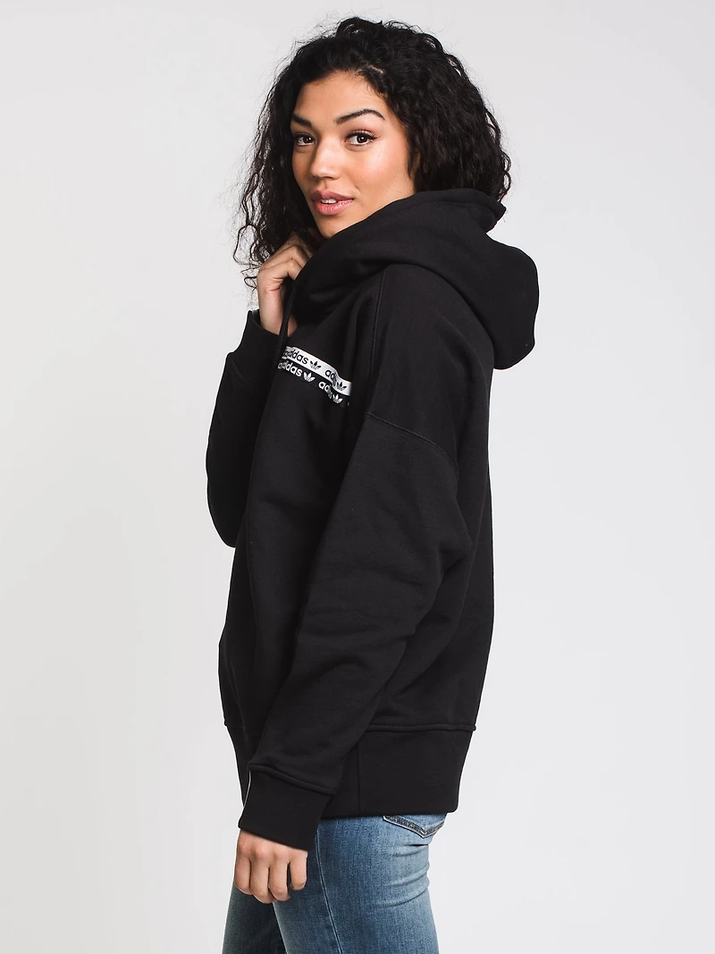 SWEAT À CAPUCHE RAYURES SUR LA POITRINE POUR FEMMES