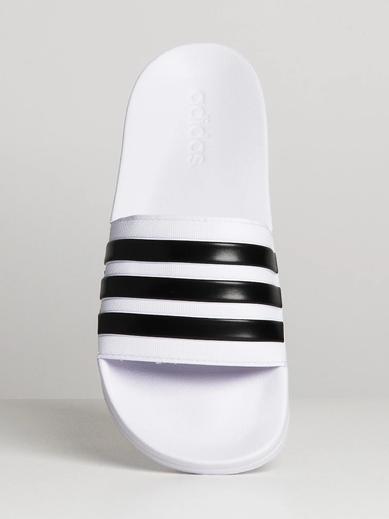 MENS ADIDAS ADILETTE SHOWER SLIDES - CLOUD WHITE/CORE WHITE