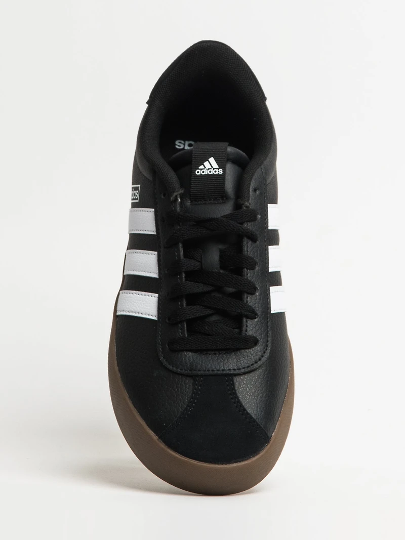 MENS ADIDAS VL COURT 3.0 SNEAKER - CORE BLACK/CLOUD WHITE/GUM
