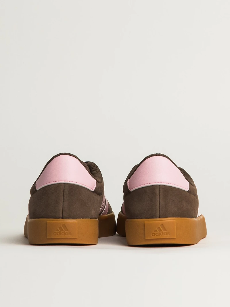 WOMENS ADIDAS VL COURT 3.0 - BROWN/PINK