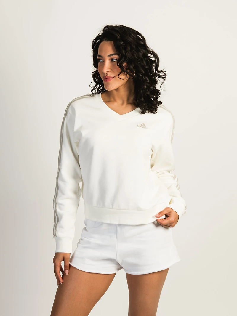 CHANDAIL ADIDAS ESSENTIAL 3-STRIPE À COL V