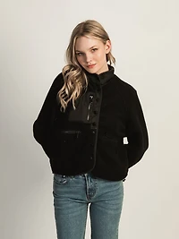VESTE EN MOLLETON AZALEA WANG SAVVY - NOIR