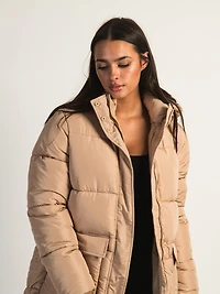VESTE PUFFER À CAPUCHE STASSI LONG