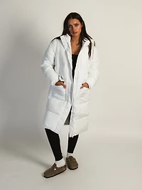 VESTE PUFFER À CAPUCHE STASSI LONG
