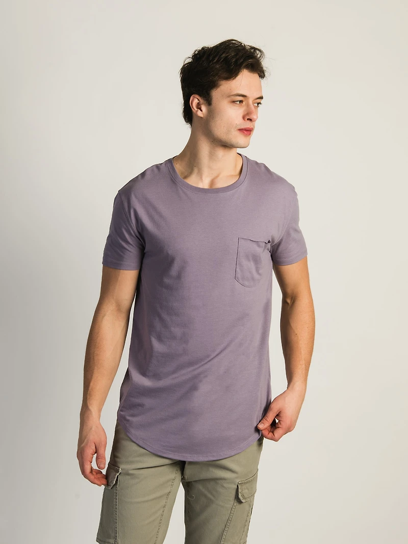 T-SHIRT LONGLINE - DUSTY LILAC DÉGAGEMENT