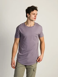 T-SHIRT LONGLINE - DUSTY LILAC DÉGAGEMENT