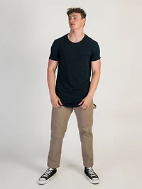 LONGLINE TEE - NAVY CLEARANCE